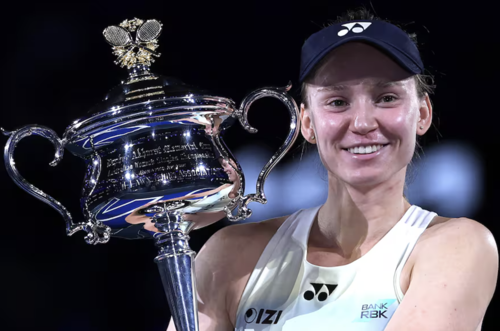 Rybakina and her AO26 trophy