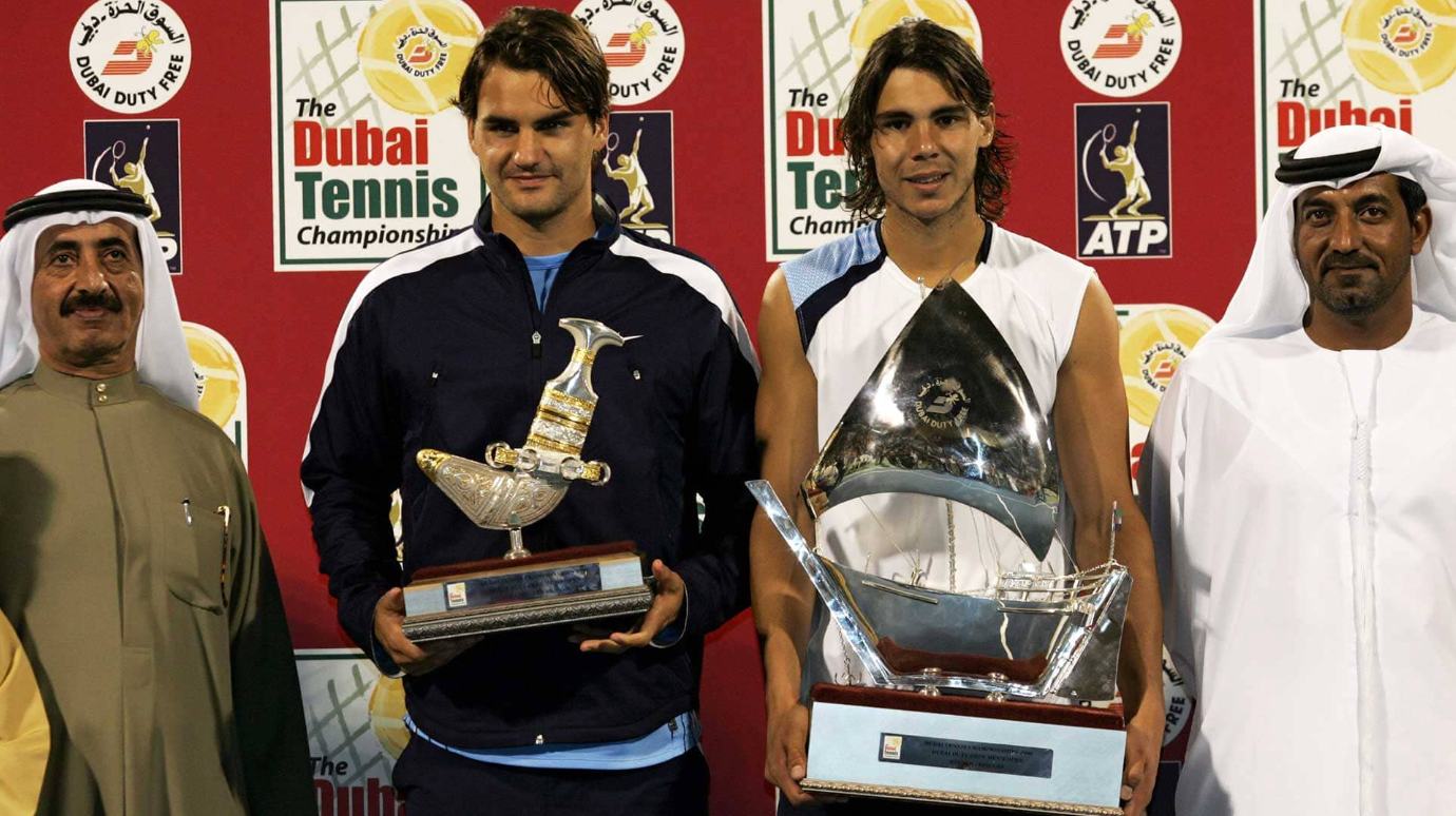 Nadal Federer Dubai